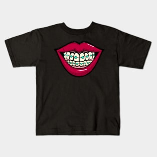 Big Smile with braces Kids T-Shirt